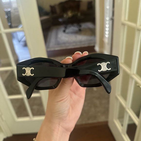 Celine Accessories - Celine Triomphe Logo Sunglasses